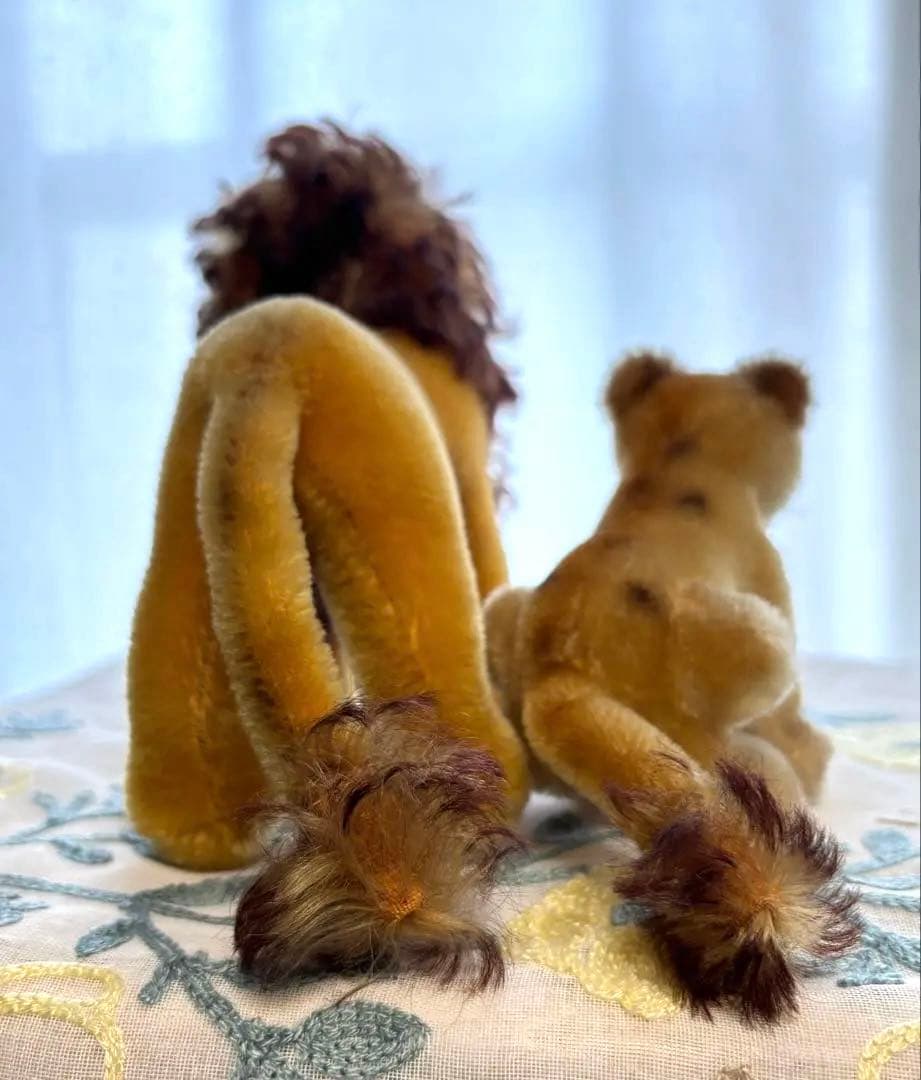 シュタイフ Steiff ライオン レオLeo ・レア Lea セット