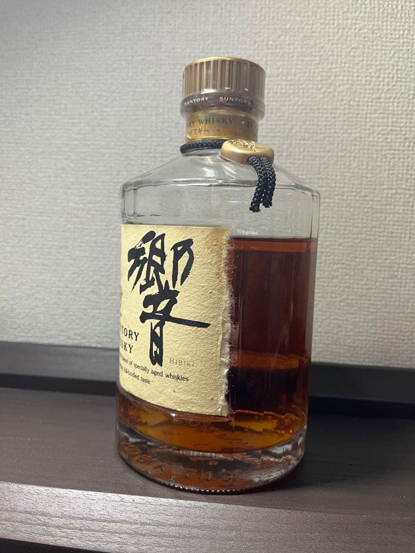 【未開封】サントリー　響　金キャップ　金裏ラベル　液面低下あり