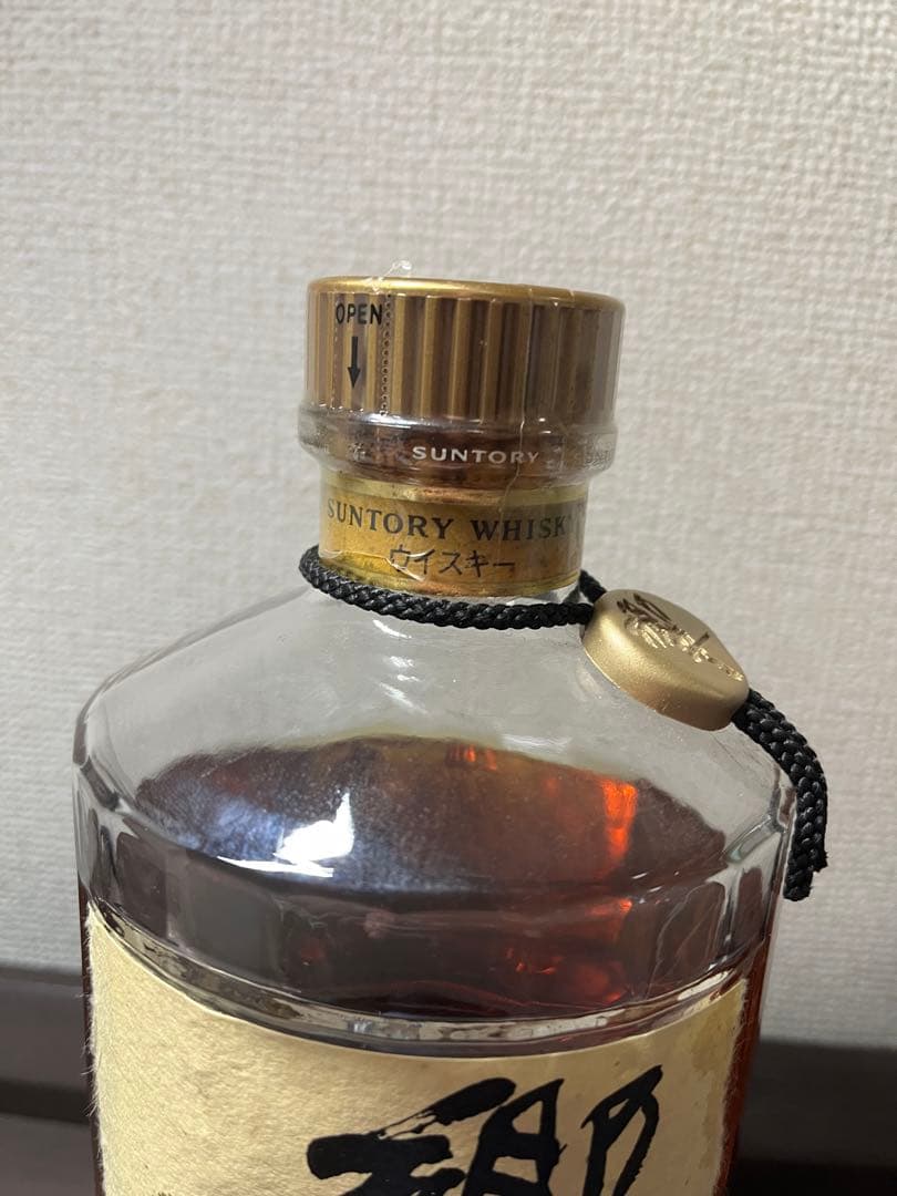 【未開封】サントリー　響　金キャップ　金裏ラベル　液面低下あり