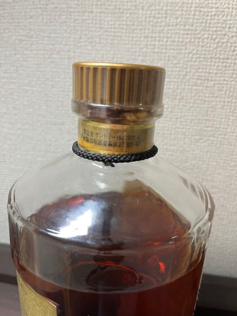 【未開封】サントリー　響　金キャップ　金裏ラベル　液面低下あり