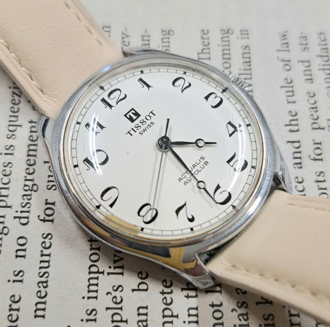 レア 美品 TISSOT ACTUALIS AUTOLUB 手巻き時計