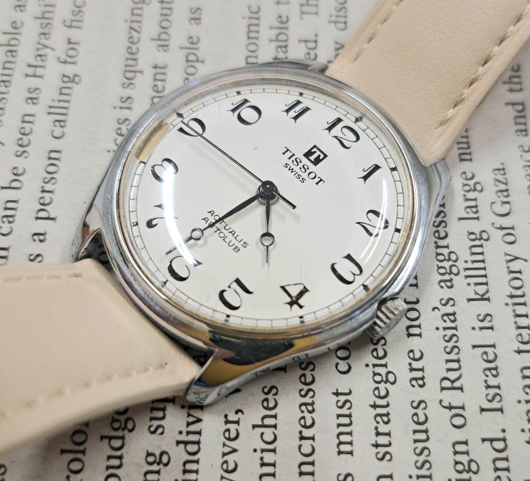 レア 美品 TISSOT ACTUALIS AUTOLUB 手巻き時計