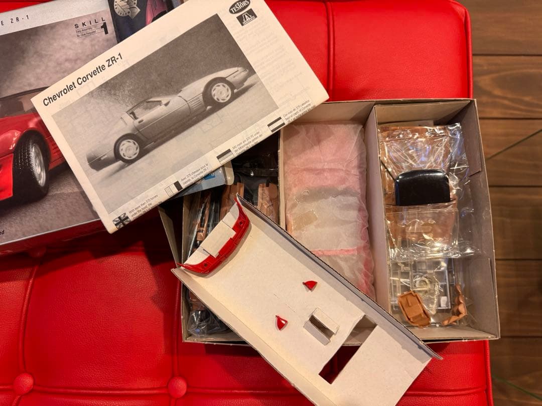 TESTORS×ITALERIシボレー・コルベットZR-1メタルキット未組立品