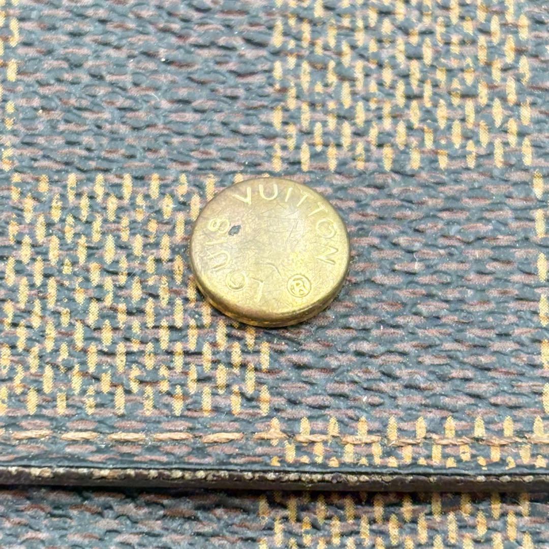 ルイヴィトン ポルト フォイユ エリーズ ダミエ 折り財布0906-S6791t
