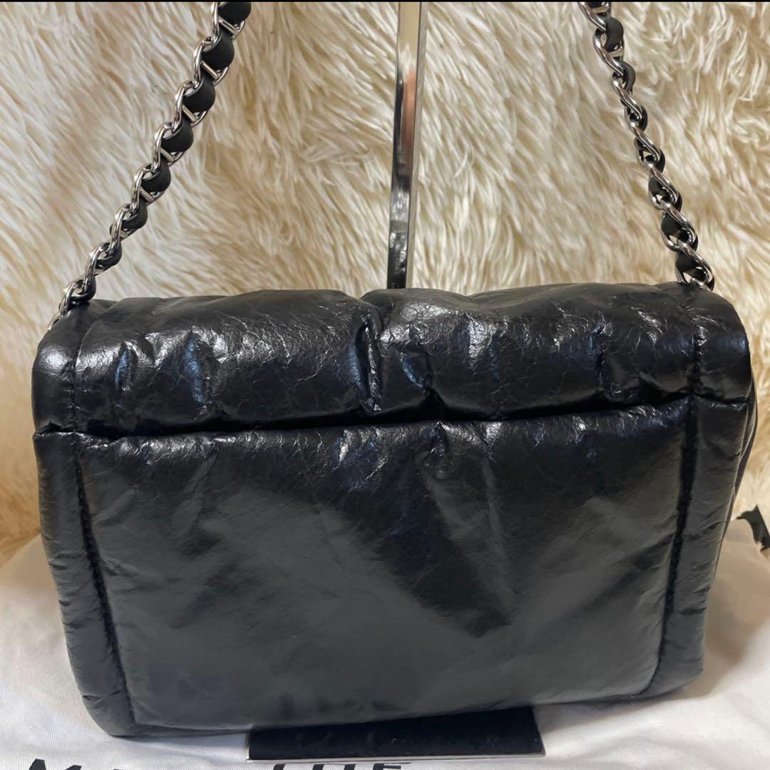 美品　マークジェイコブス　ピロー　ショルダーバッグ　チェーン　ブラック