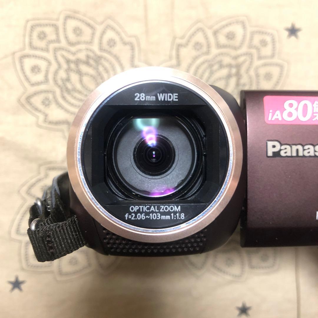 美品 Panasonic HC-V520M Wi-Fi搭載 ビデオカメラ