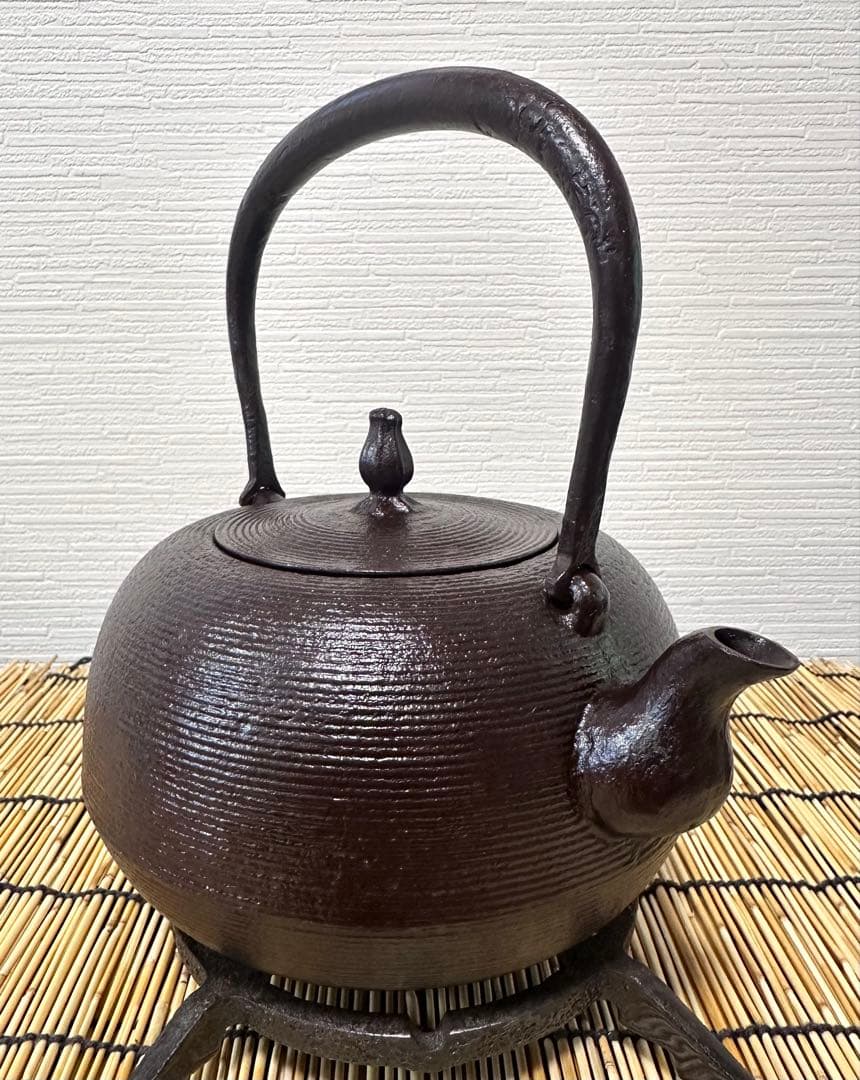 未使用品、タグ付　南部鉄器伝統工芸士　佐藤勝芳南部宝寿堂　とも様売約済み