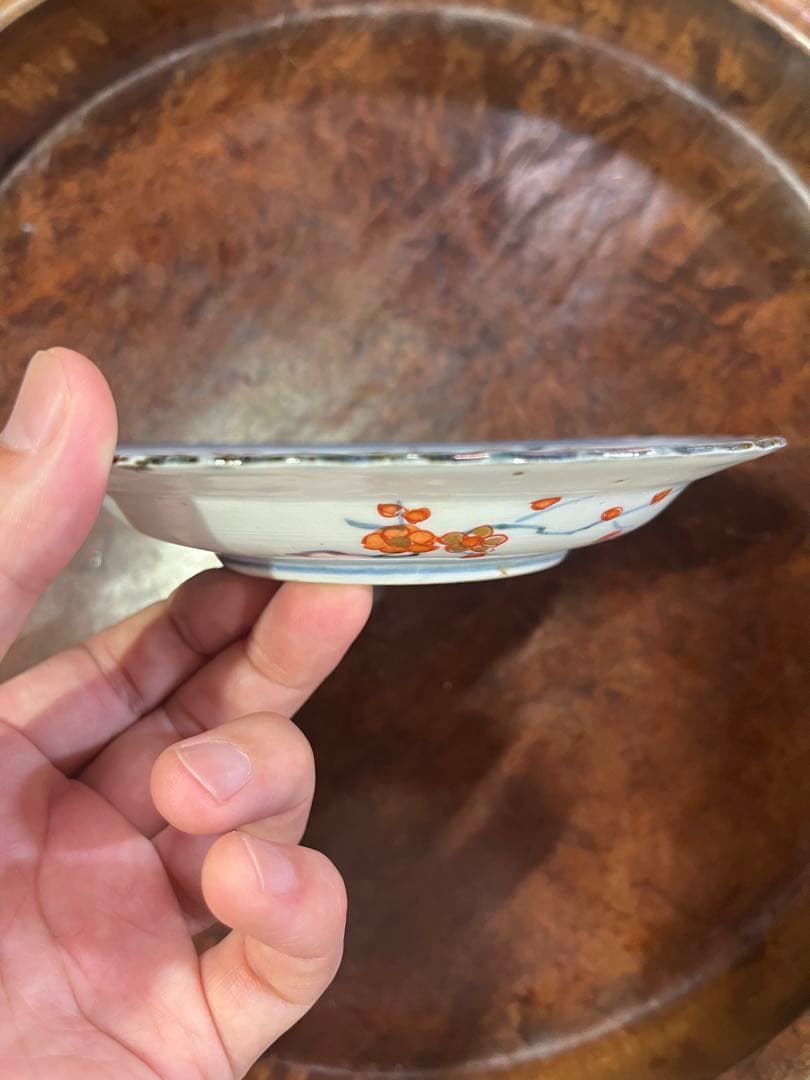 古伊万里　色絵　皿　元禄伊万里　輸出手