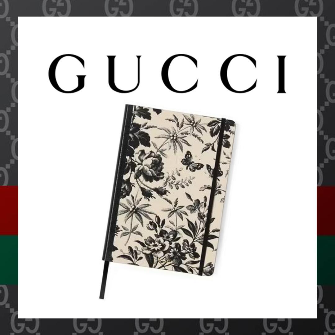 新品 未使用 GUCCI グッチ ハーバリウム ノートブック ブラック