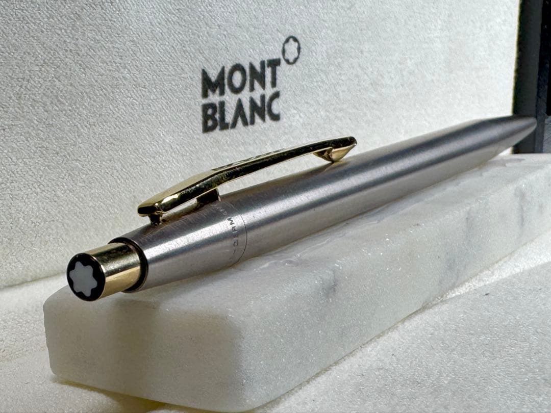【極美品】MONT BLANC 1970S シルバーボールペン スリムライン