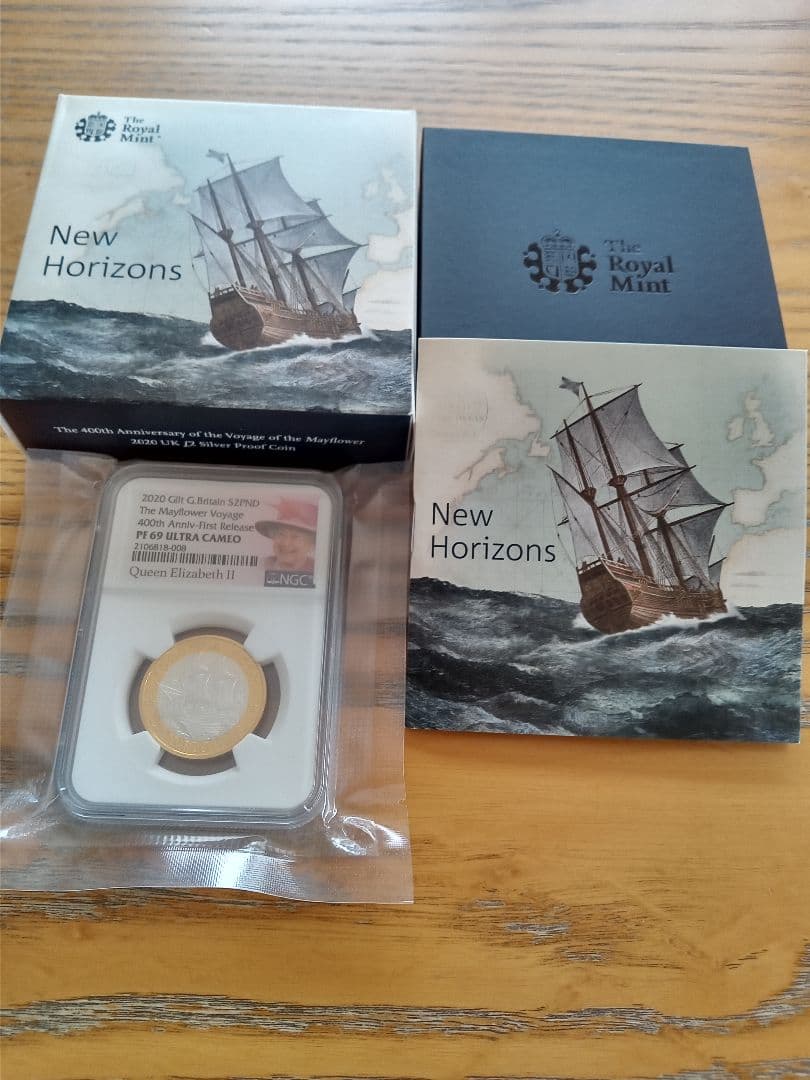 M*.様 2020年発行のギルト、メイフラワー航海400周年記念。