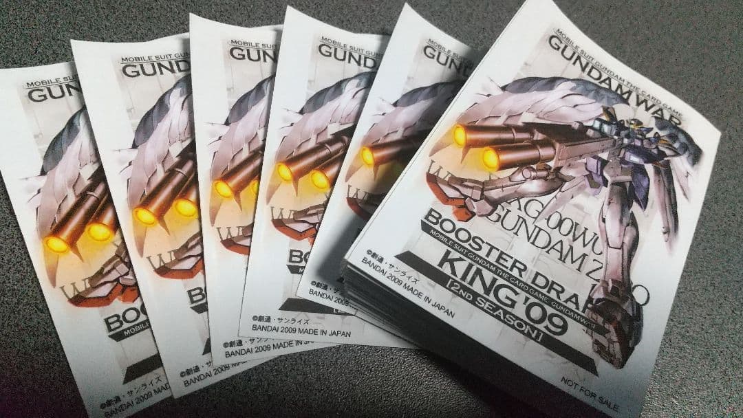 ウイングガンダムゼロ ガンダムウォー大会優勝スリーブ 60枚