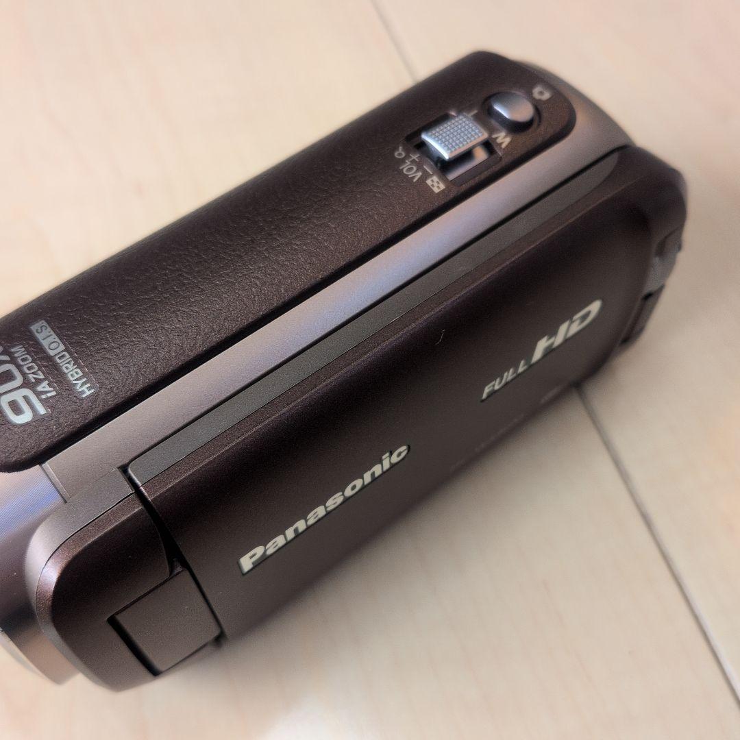 Panasonic HC-W580Mビデオカメラ ブラウン SDカードとケース付