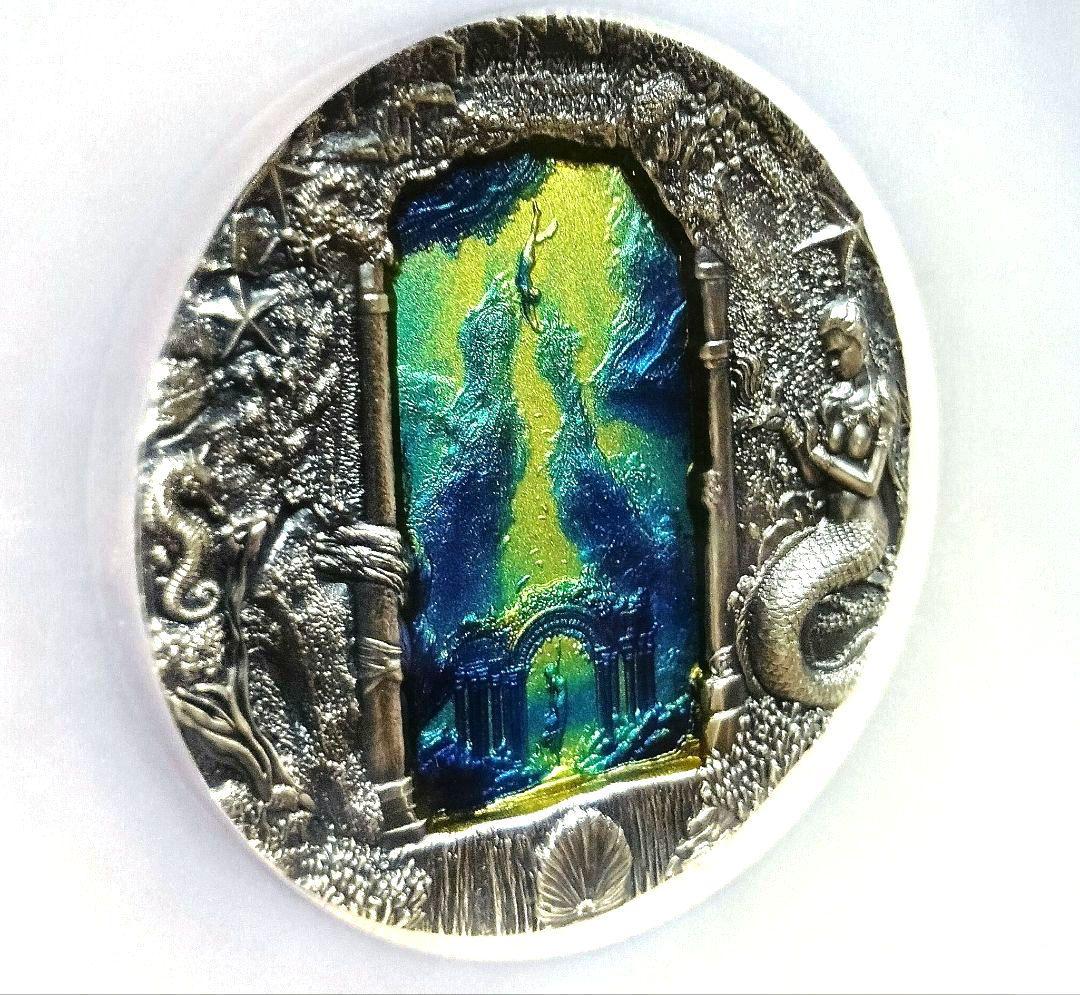 ngc MS70　最高鑑定　 3オンス 銀貨 　世界777枚