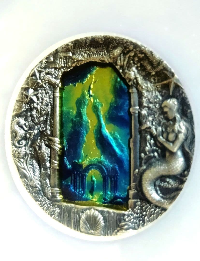 ngc MS70　最高鑑定　 3オンス 銀貨 　世界777枚