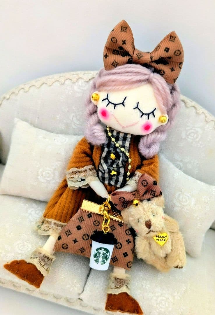 みえりん♥様 ドールチャーム バッグチャーム お人形