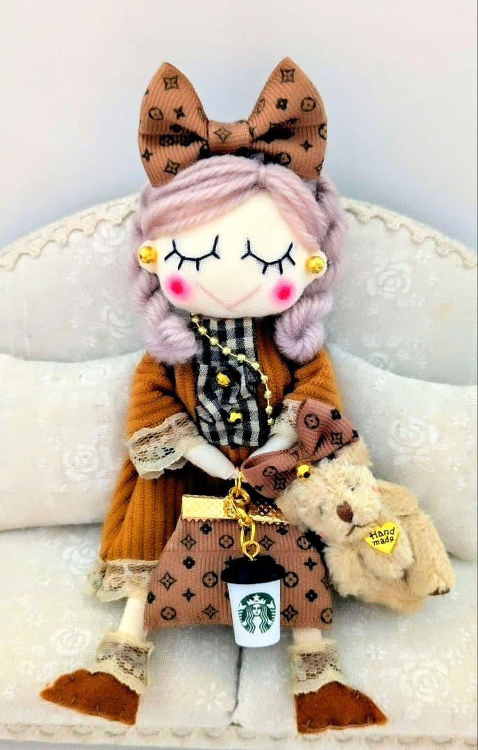 みえりん♥様 ドールチャーム バッグチャーム お人形