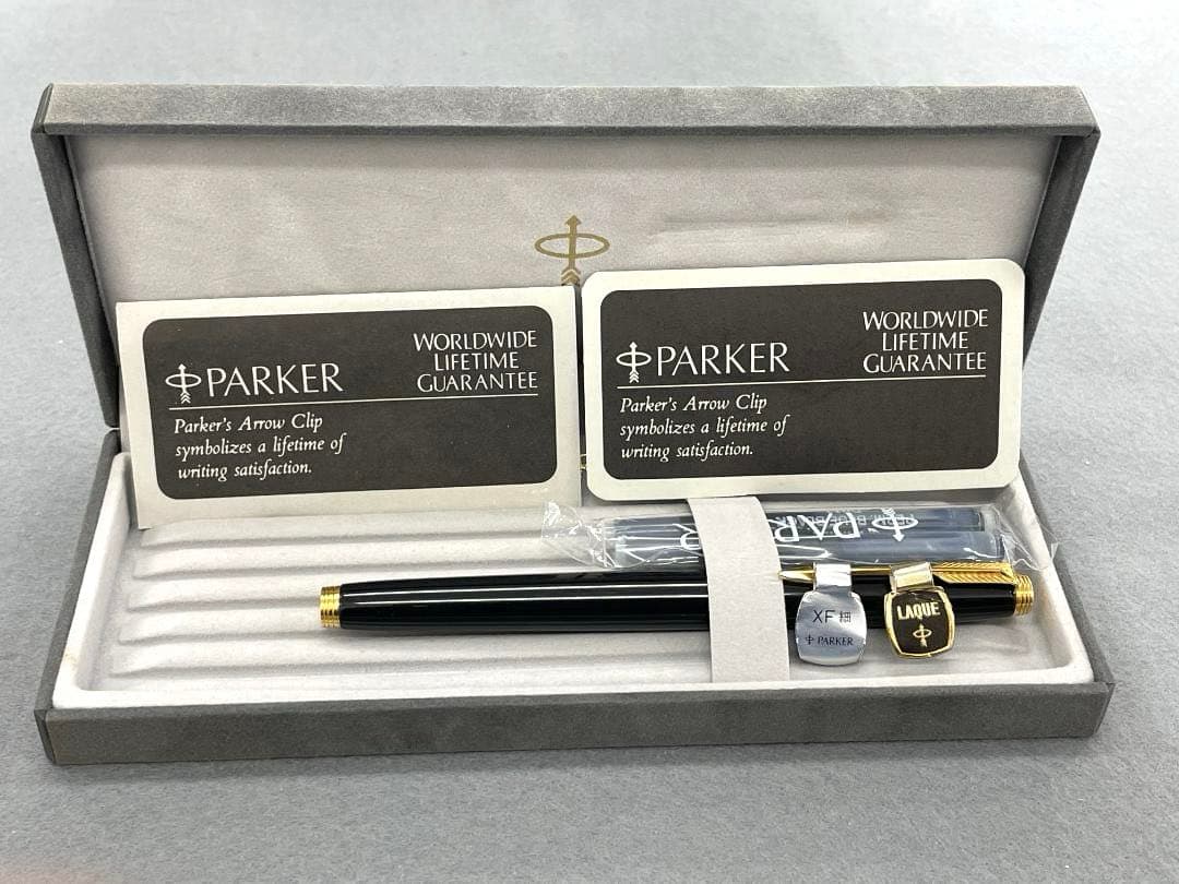 パーカー ７５　PARKER 75 LAQUE　（細）　14K　ブラック