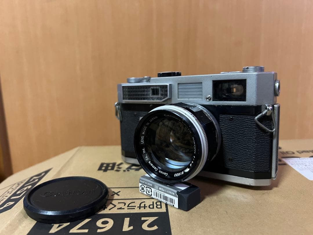 Canon 7 フィルムカメラ 純正ケース付き