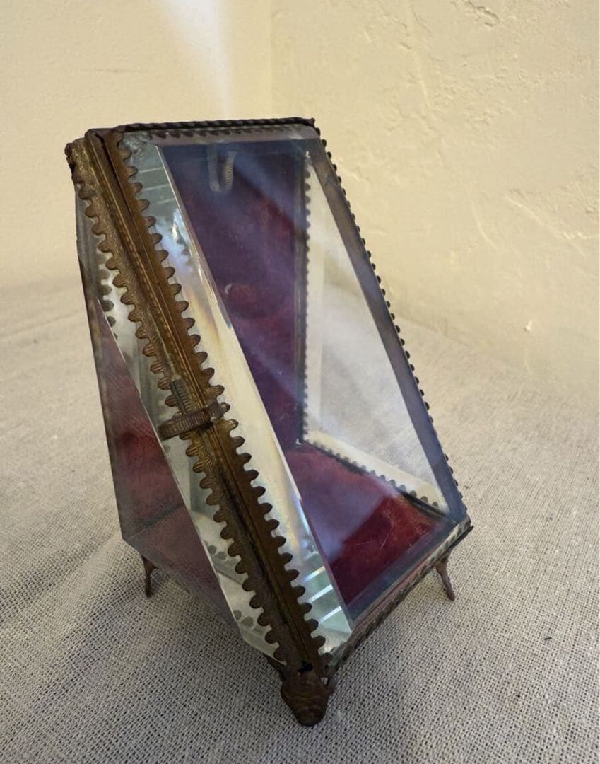 アンティーク ガラスディスプレイケース