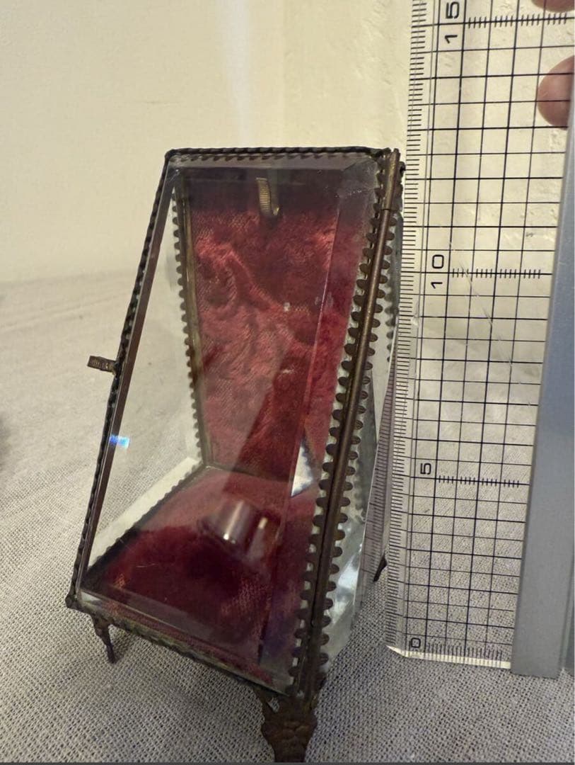 アンティーク ガラスディスプレイケース