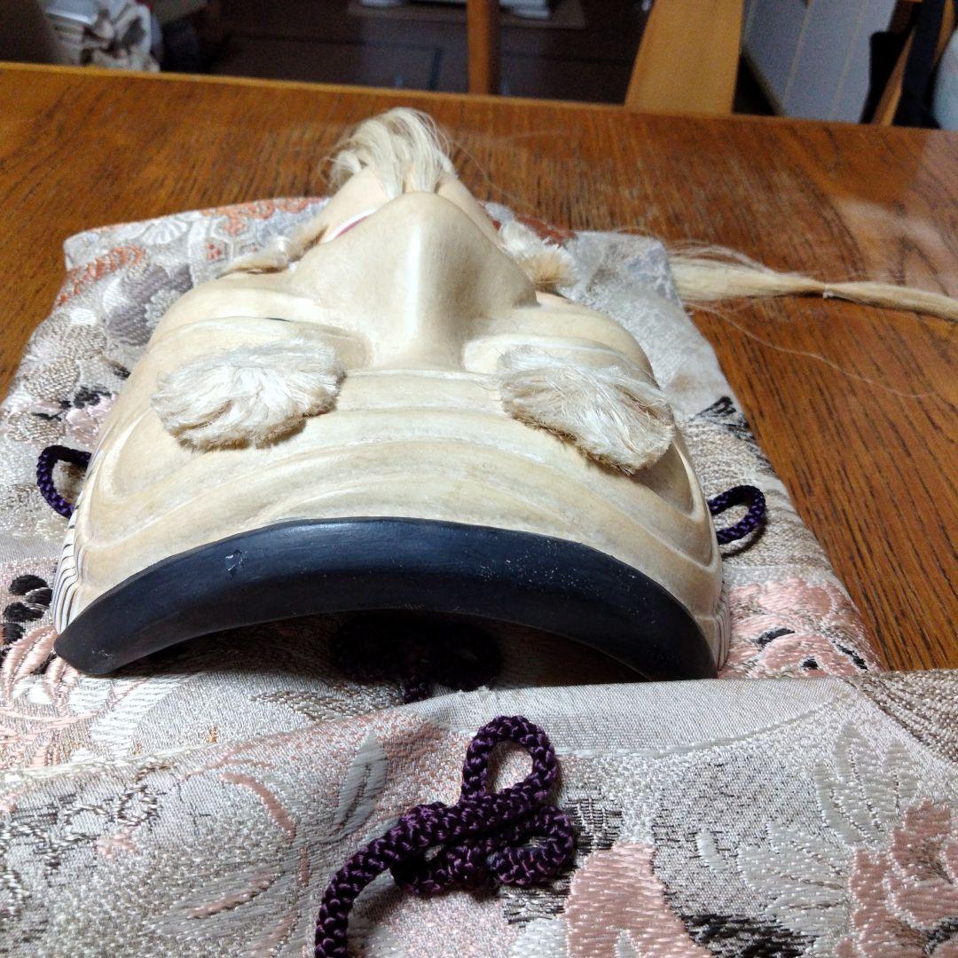 新春セール伝統的な能面 木製 翁