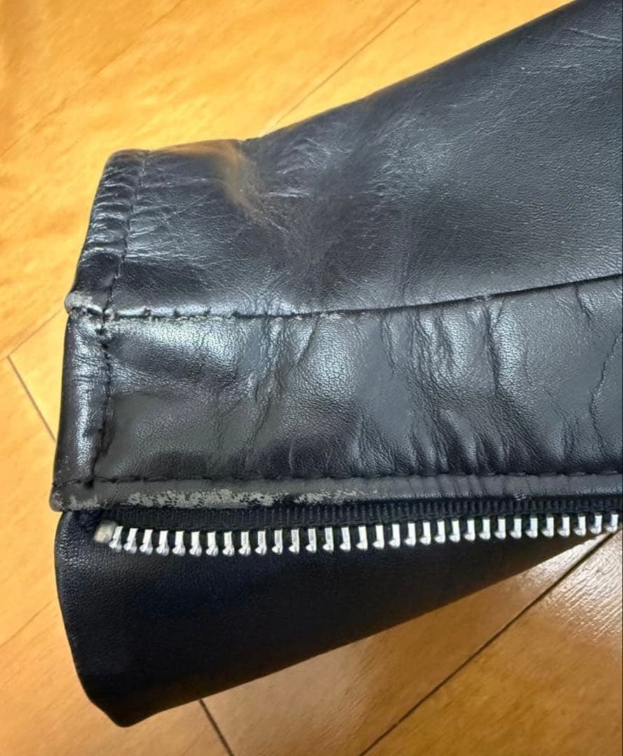 Schott 642 USA製 シングルライダース ジャケット 42 ライナー付