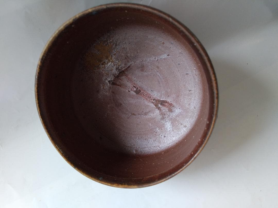 備前焼 金重利陶苑 七十七代 陶弘 造 茶碗 共箱 栞 茶器 抹茶碗 美品 です