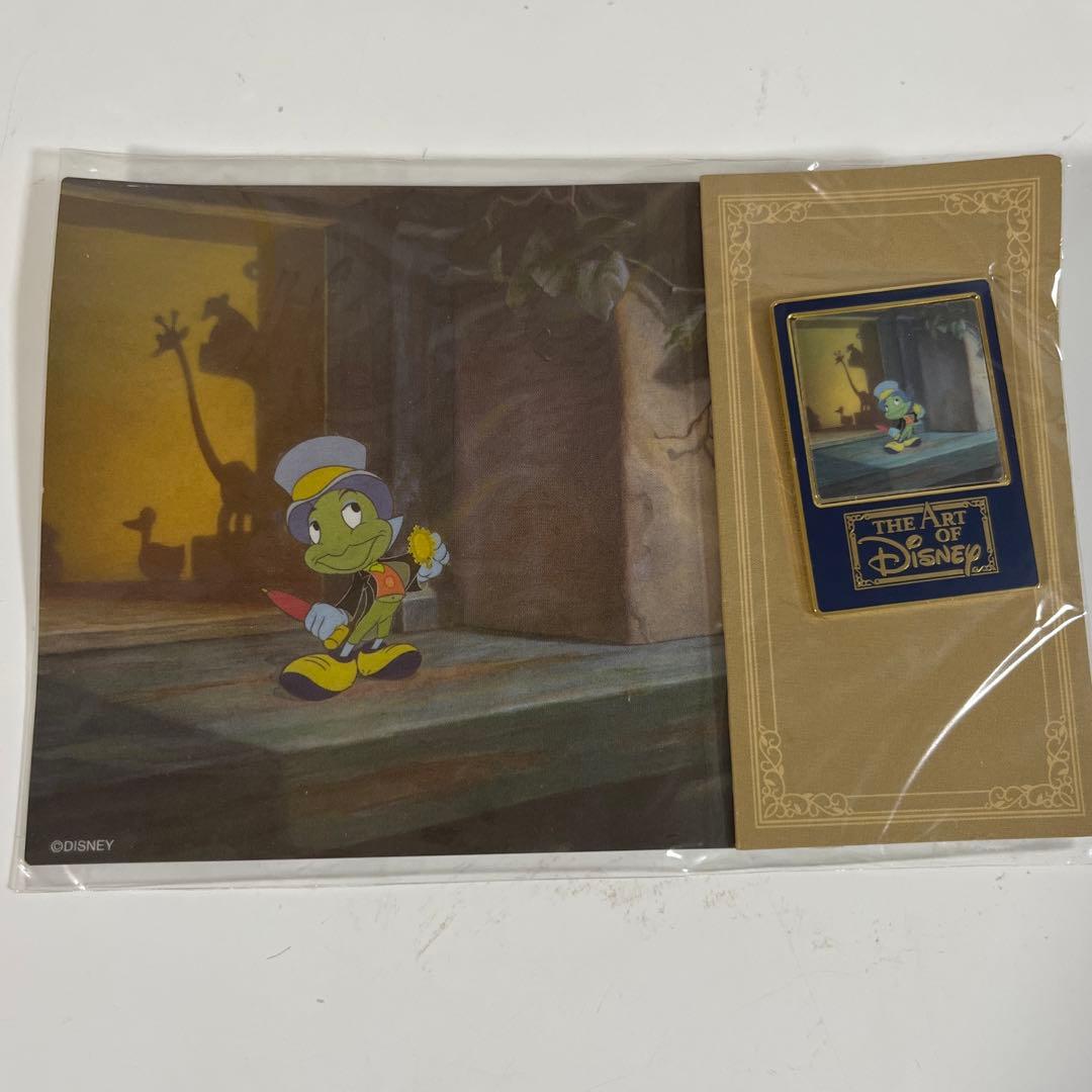 ディズニー　アート展　ピンバッジ　ピノキオ（1940年）