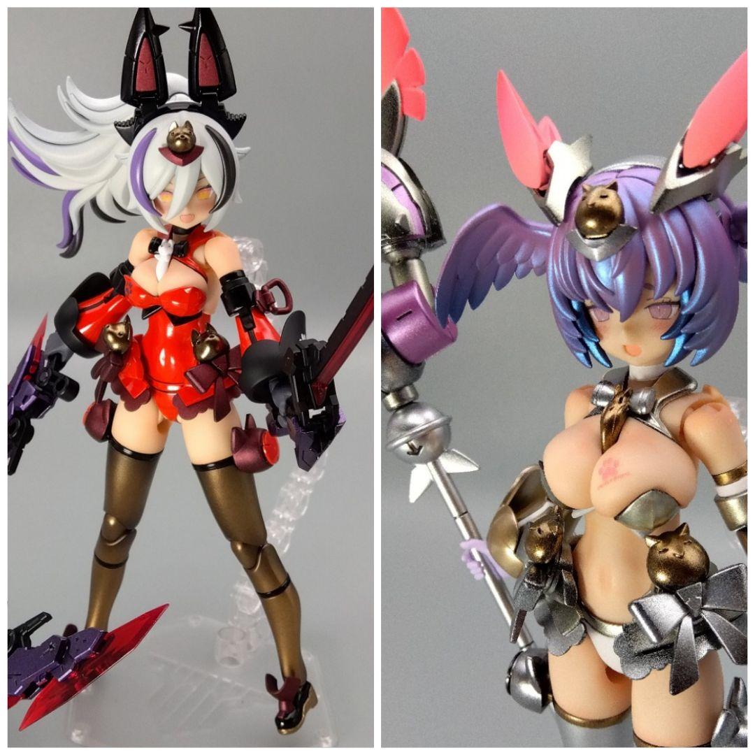 メガミデバイス　PUNI☆MOFU ラン & シャオ 塗装済完成品