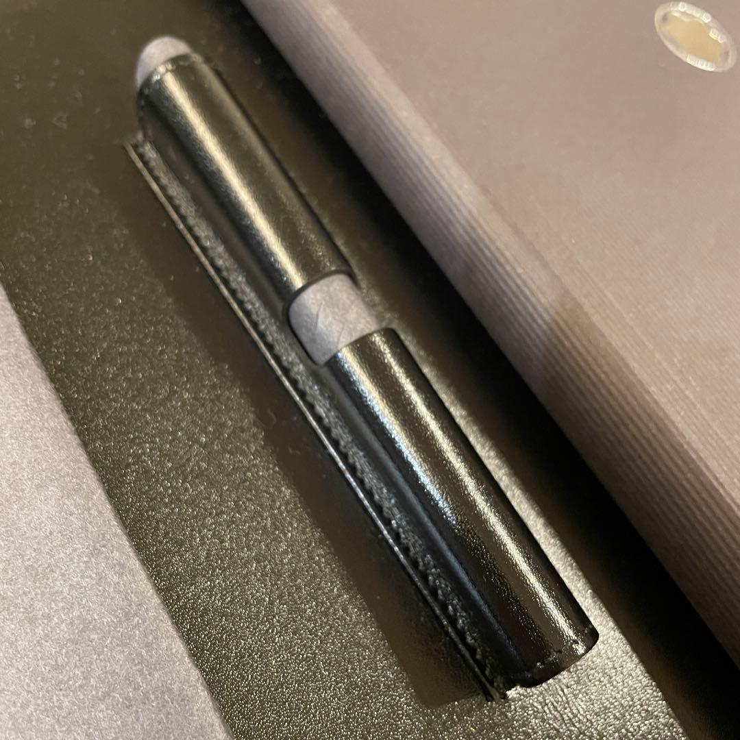【新品未使用】Montblanc モンブランノートブックレザーブラック