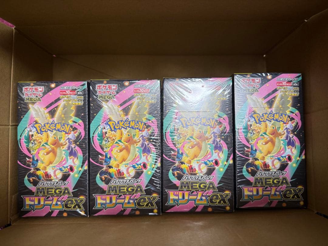 ポケモンカードゲーム MEGAドリームex シュリンク付き 13BOX