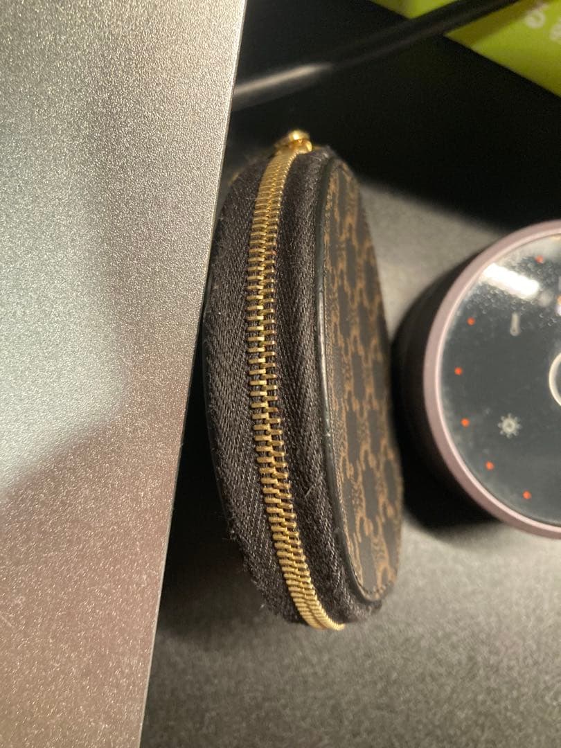 CELINE ラウンドケース ダークブラウン