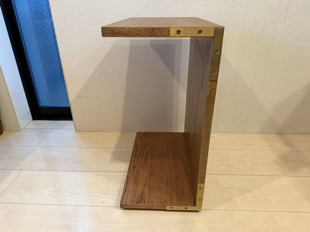 ひー　サイドテーブル Re:CENO リセノ BR 49cm ブラウン