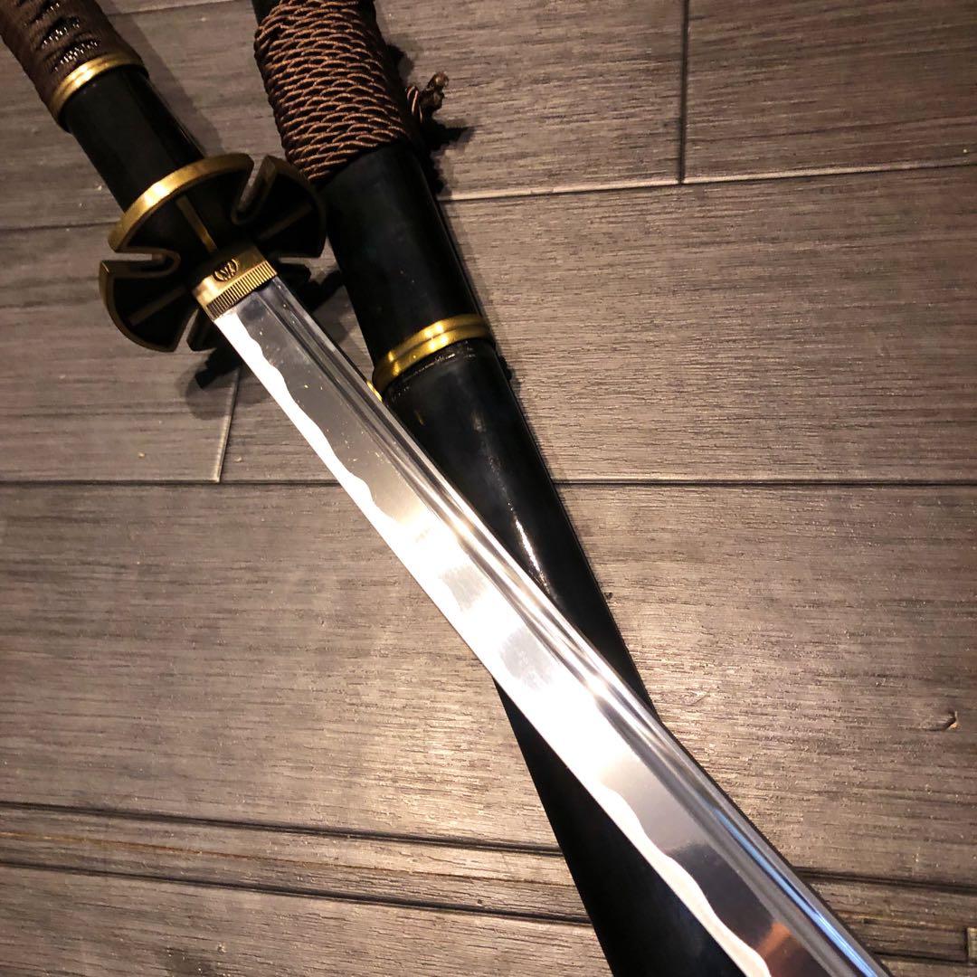模造刀　刀　雪走　鬼徹　虎徹　黒漆拵え　ワンピース