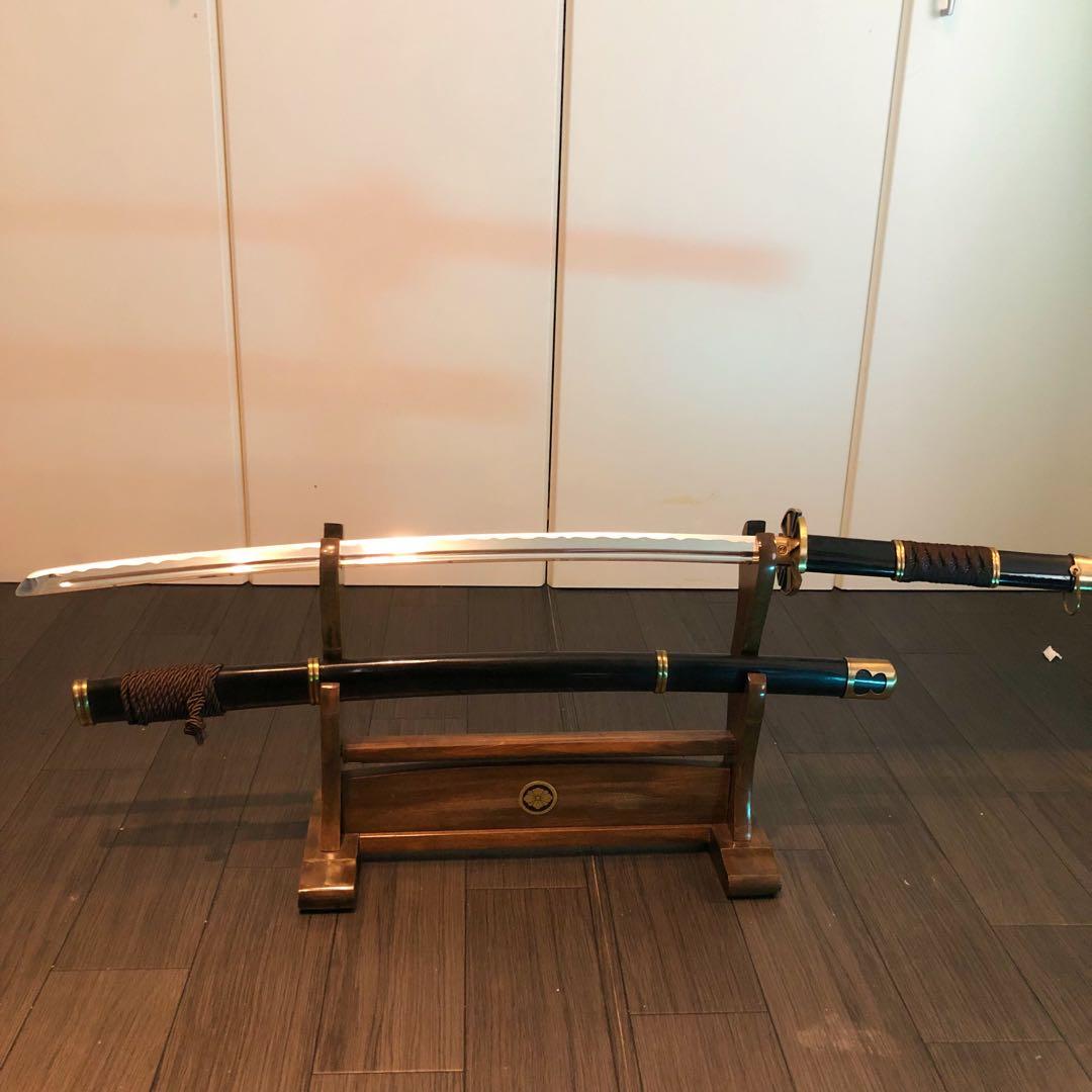 模造刀　刀　雪走　鬼徹　虎徹　黒漆拵え　ワンピース