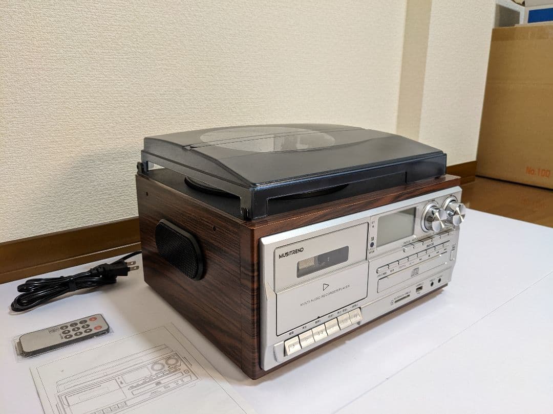 MUSITRENDレコードプレーヤーミュジックプレーヤー　MT406