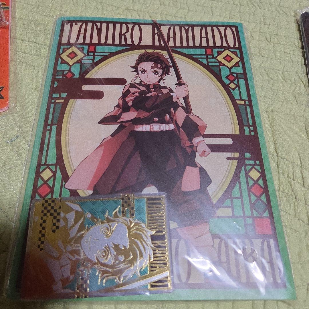 141 鬼滅の刃 ウエハースカードファイル６個セット＋ウエハースカード入り