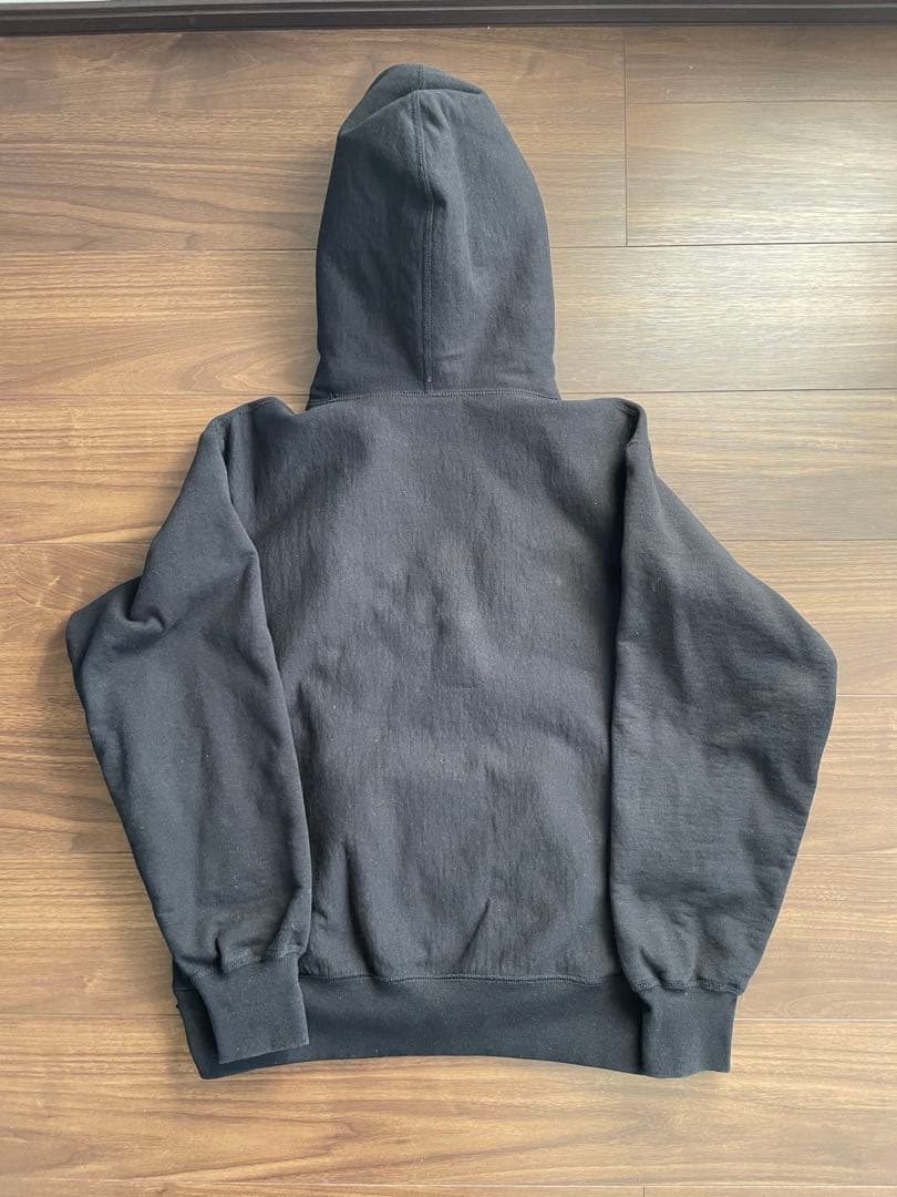 Supreme ボックスロゴ　フーディ　ブラック サイズS