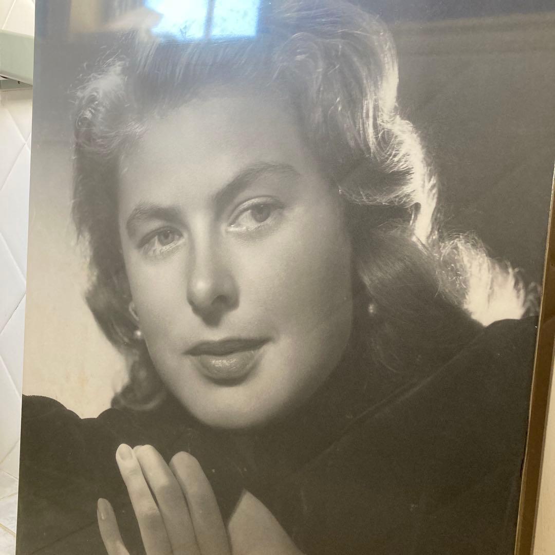 イングリッド　バーグマン　特大ポスター化粧板　店舗インテリア　サロン　ハリウッド