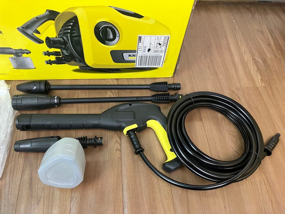 ケルヒャー 家庭用高圧洗浄機 K2 サイレント 開封のみ 未使用?