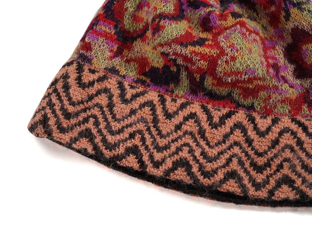 イタリア製 90s MISSONI ニット キャップ ビーニー ウール モヘア