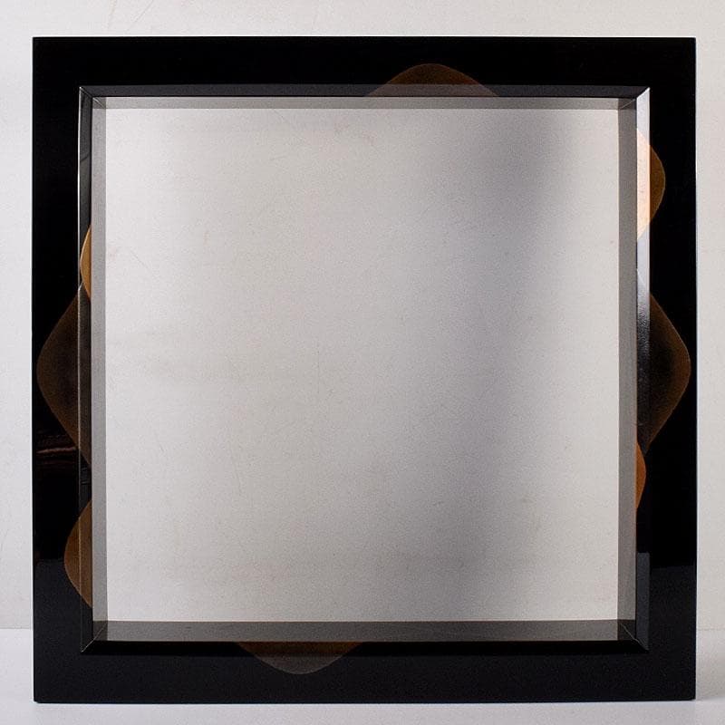 茶道具　中村恭蔵作　遠山蒔絵　炉縁　共箱　C　8117C