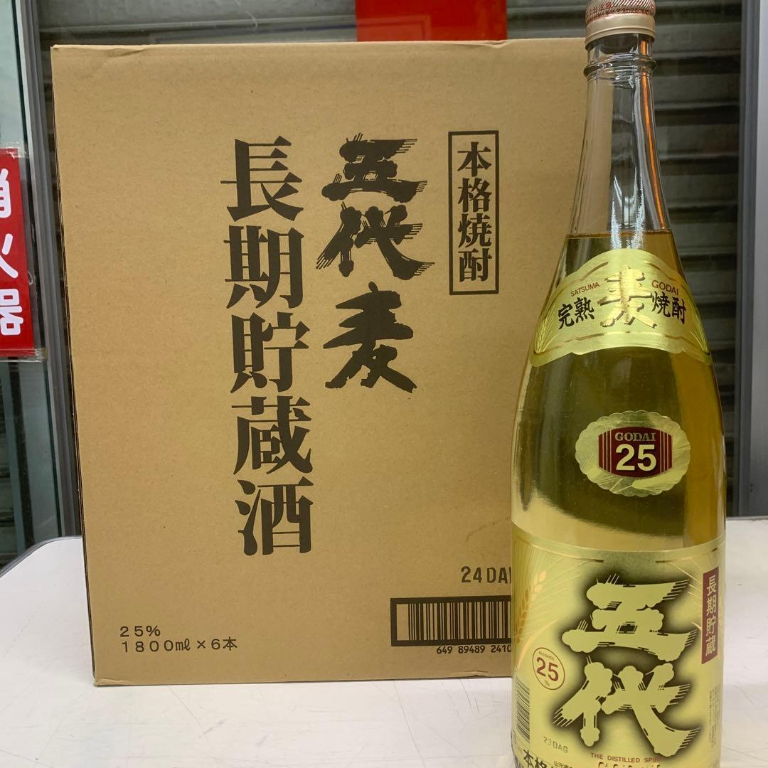 五代 焼酎 25% 1800ml 6本入り