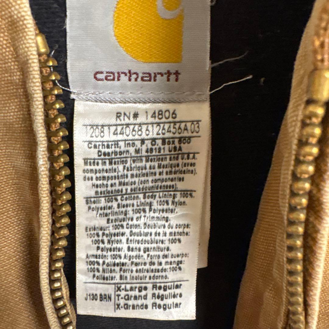 Carhartt アクティブジャケット　ブラウン　雰囲気良