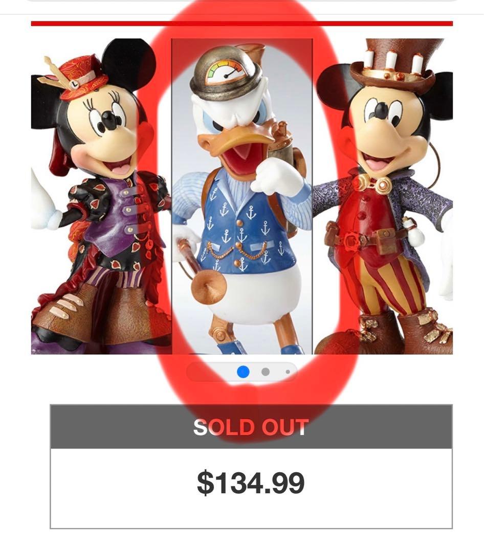 レア　SHOWCASE COLLECTION ドナルドダック フィギュア 軍服風