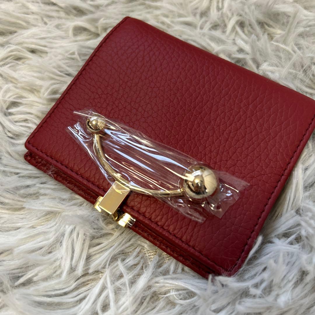 【新品】STRATHBERRY Crescent Wallet クラレット