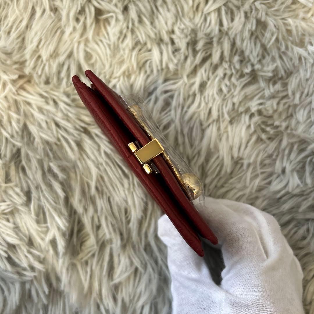 【新品】STRATHBERRY Crescent Wallet クラレット