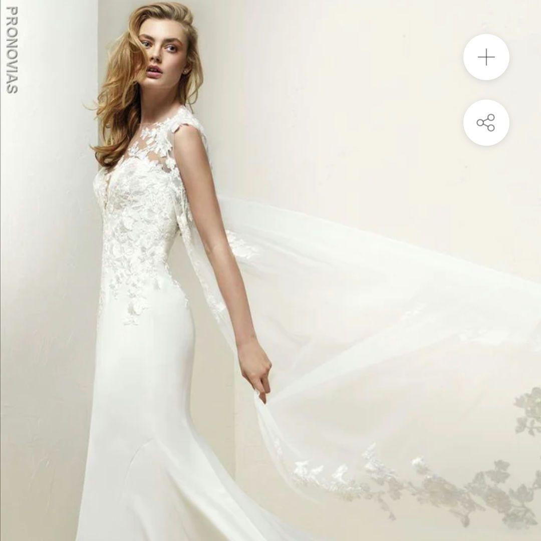 PRONOVIAS ✾ DRAIL 7-9号 マント有