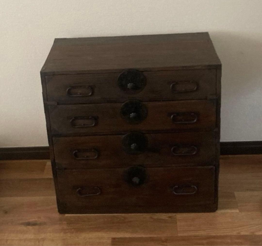 桐たんす 箪笥　アンティーク 時代箪笥 古民具 引き出し 骨董 タンス 和箪笥